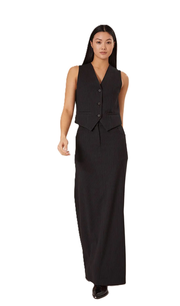 Weste-SoSue-Pinstripe-schwarz