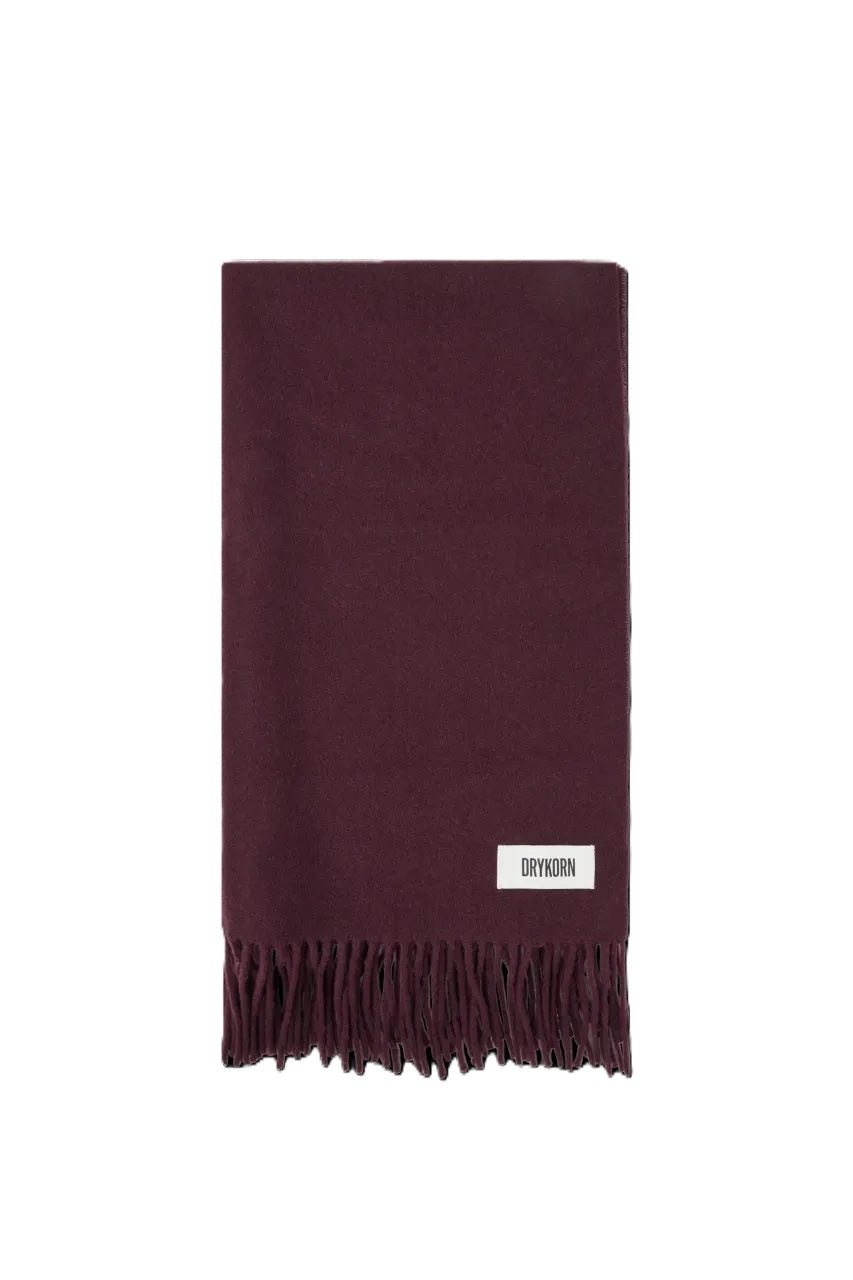 Schal-Drykorn-GAZE_4 10-Fransen-bordeaux