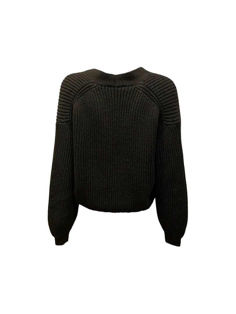 Strickjacke-Drykorn-COOPIE-2-Schwarz