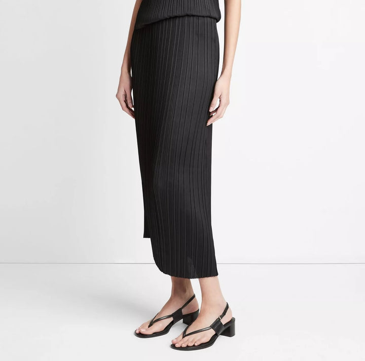 Rock-Vince-PLEATED-STRAIGHT-PULL -ON-SKIRT