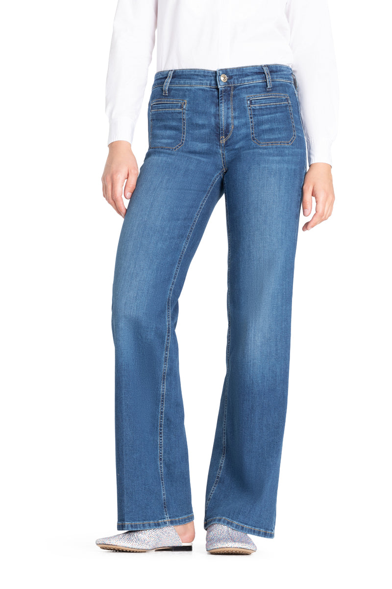 Jeans Cambio Tess wide leg