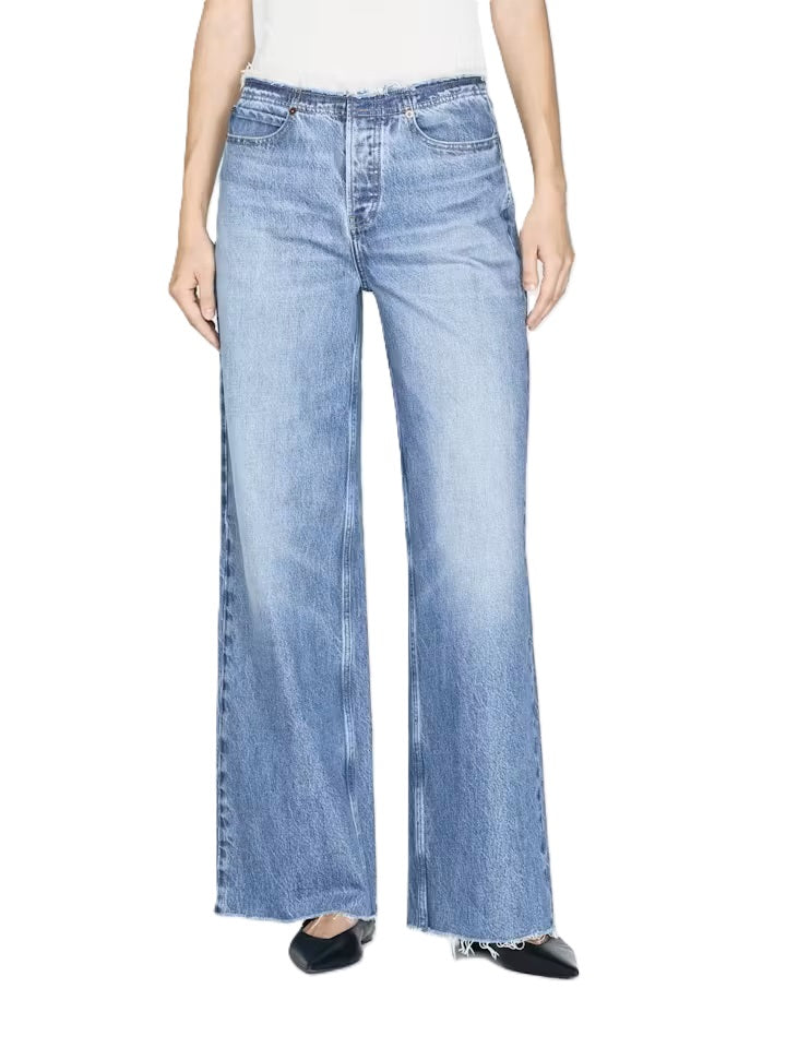 Jeans Frame Le low baggy wide leg cut off