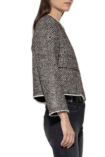 Jacke Luisa Cerano in Fischgrat Tweed