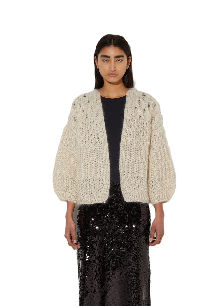 Strickweste Maiami Mohair Structures Bomber