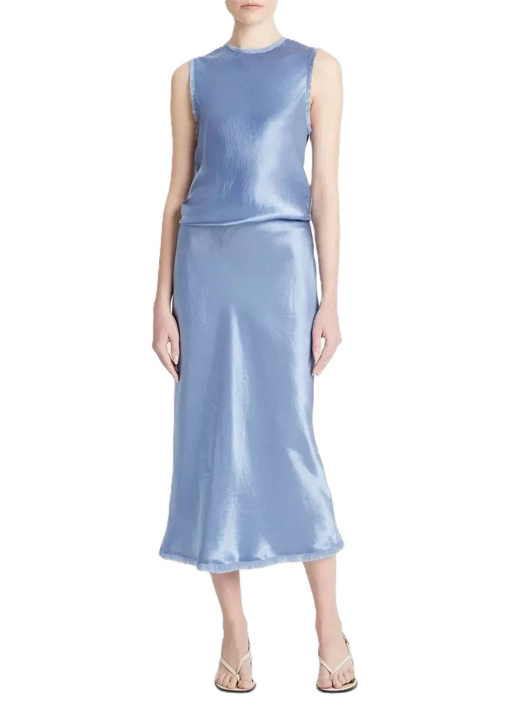Vince-Rock-FRAY-EDGE-BIAS-SKIRT-hellblau