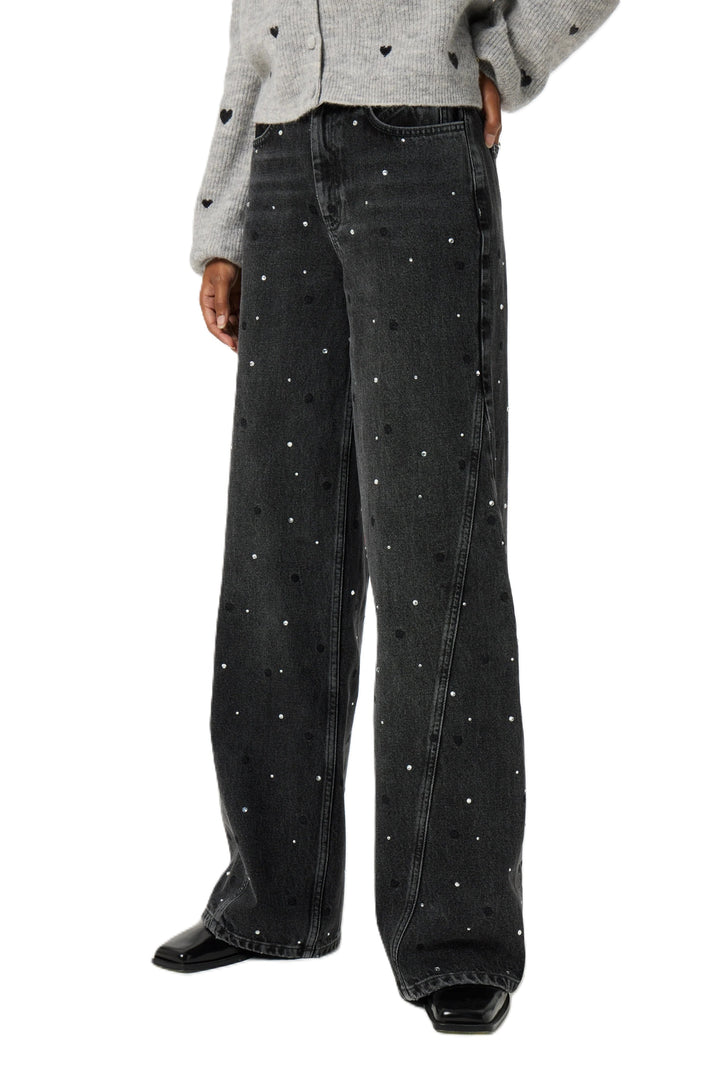 Jeans Bonnie Wide Leg - Rhinestone