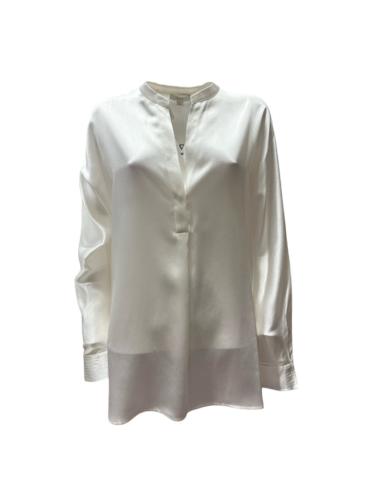 Bluse Vince BAND COLLAR BLOUSE