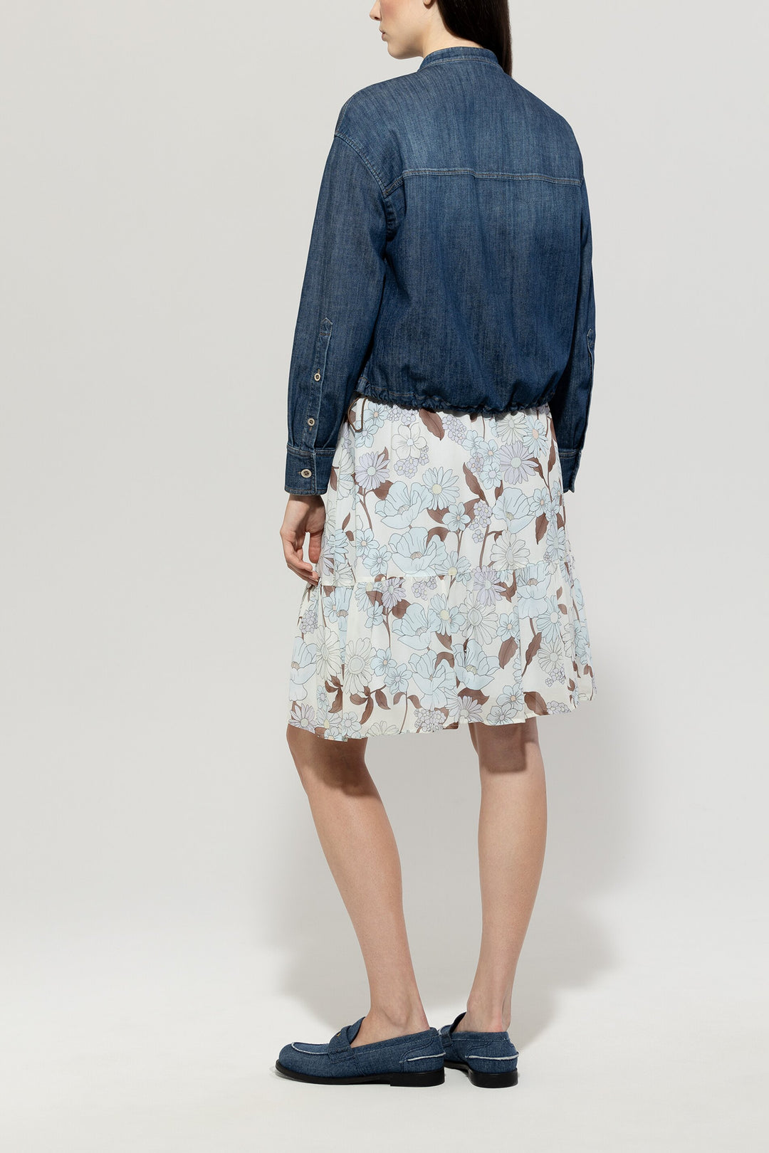 Bluse Luisa Cerano Denim-Blouson