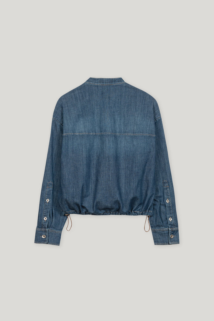 Bluse Luisa Cerano Denim-Blouson