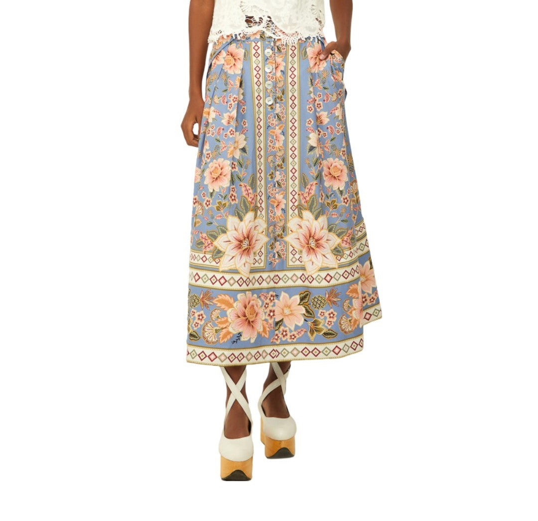 Rock Farm Rio Superbloom Maxi Skirt