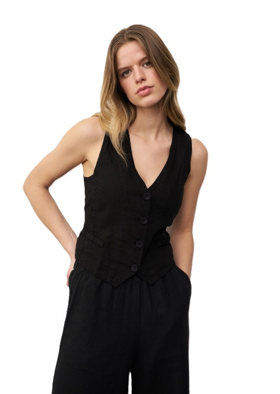 Weste-0039-Italy-Gilet-schwarz