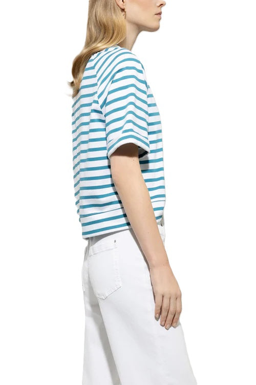 Baumwoll-Shirt Luisa Cerano mit Streifen