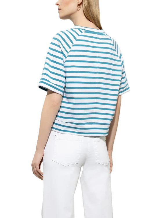 Baumwoll-Shirt Luisa Cerano mit Streifen