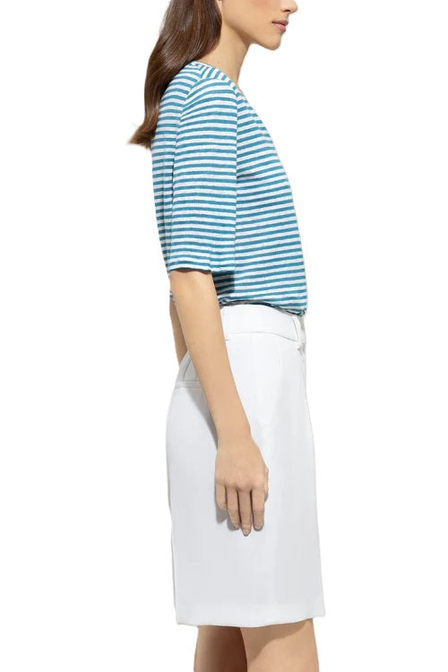 Shirt Luisa Cerano Leinen-Ringel-Shirt