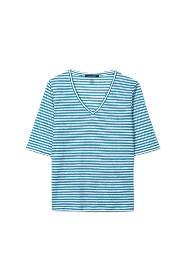 Shirt Luisa Cerano Leinen-Ringel-Shirt
