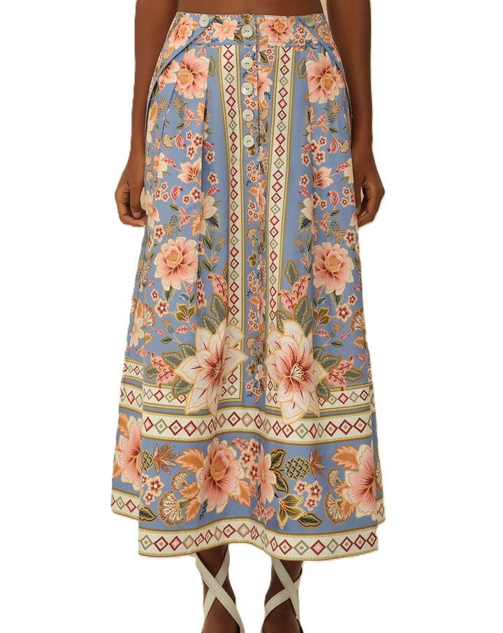 Rock Farm Rio Superbloom Maxi Skirt