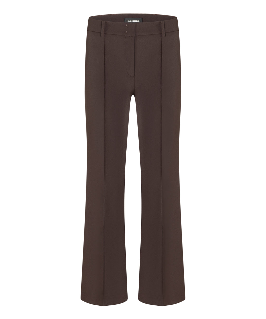 Hose-Cambio-Farah long-wash down cappuccino-ausgestellt