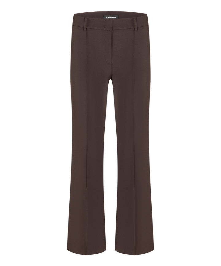 Hose-Cambio-Farah long-wash down cappuccino-ausgestellt