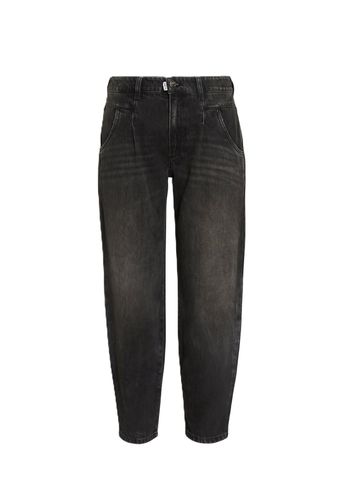 Jeans-PNTS-THE-O-SHAPE-grau-schwarz