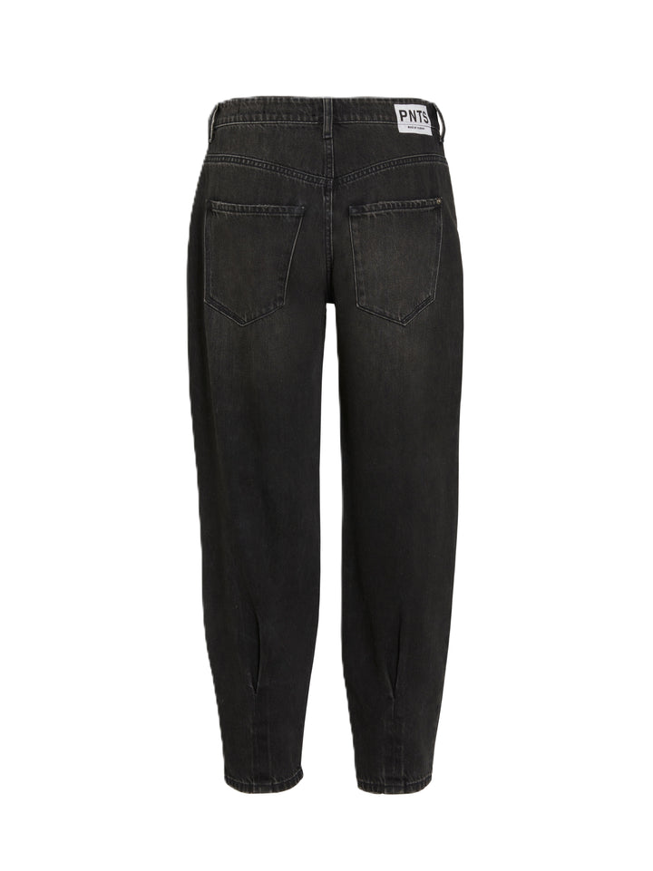 Jeans-PNTS-THE-O-SHAPE-grau-schwarz