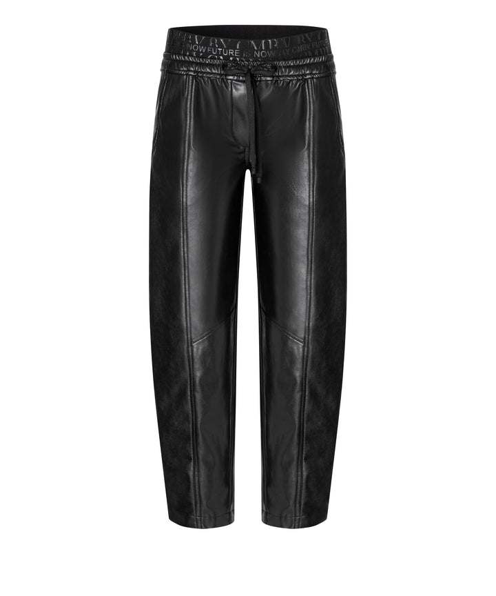 Hose-Cambio-Eden-schwarz-veganes Leder