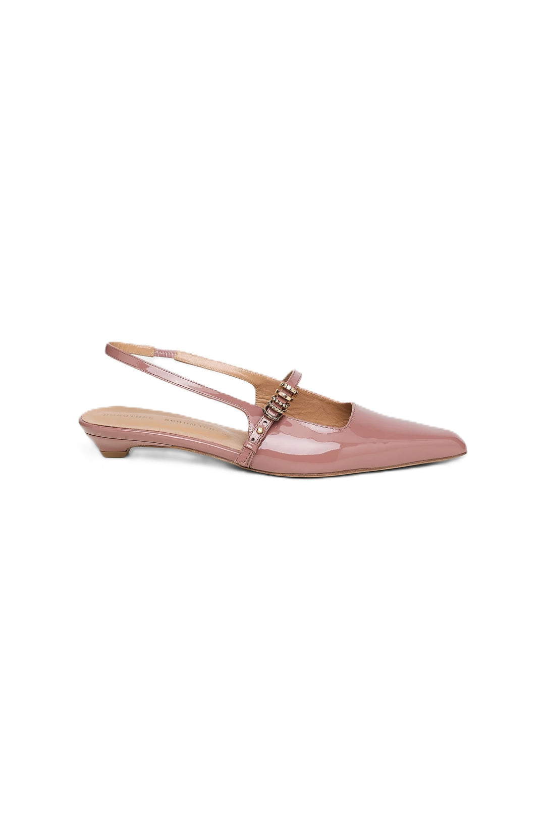 Schuh-Dorothee Schumacher- Sling Back-Rosenholz