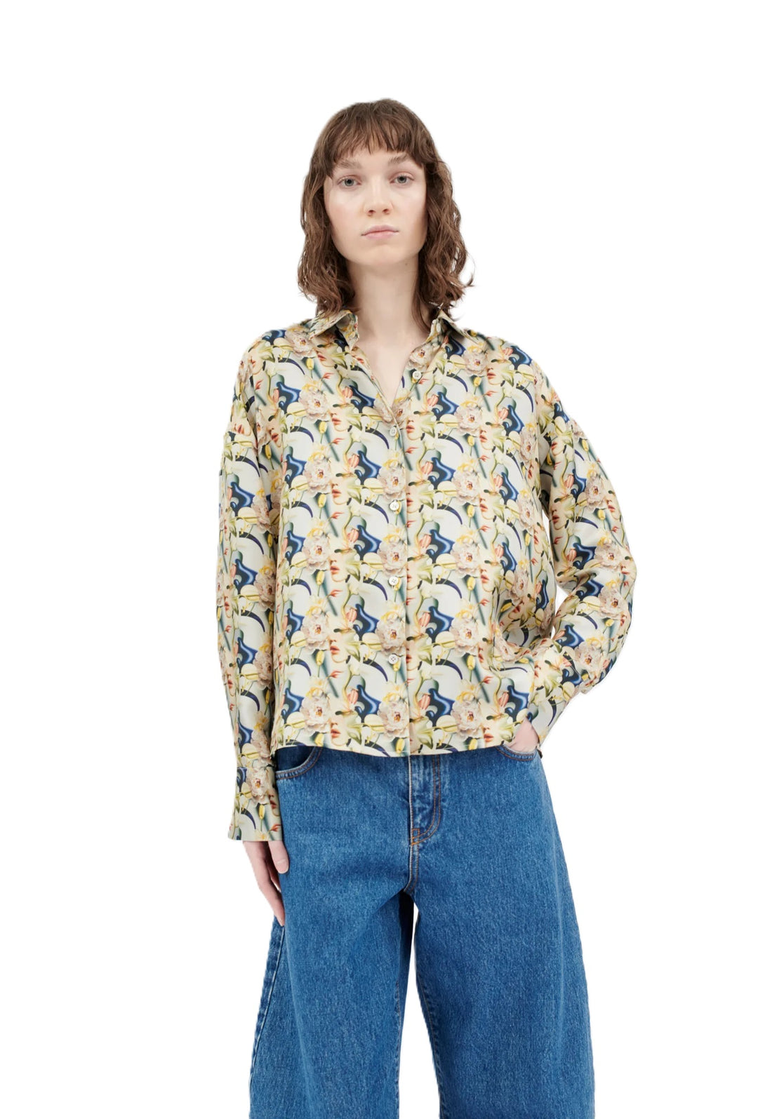 Bluse-Odeeh-Cloud-Gesicht-Muster