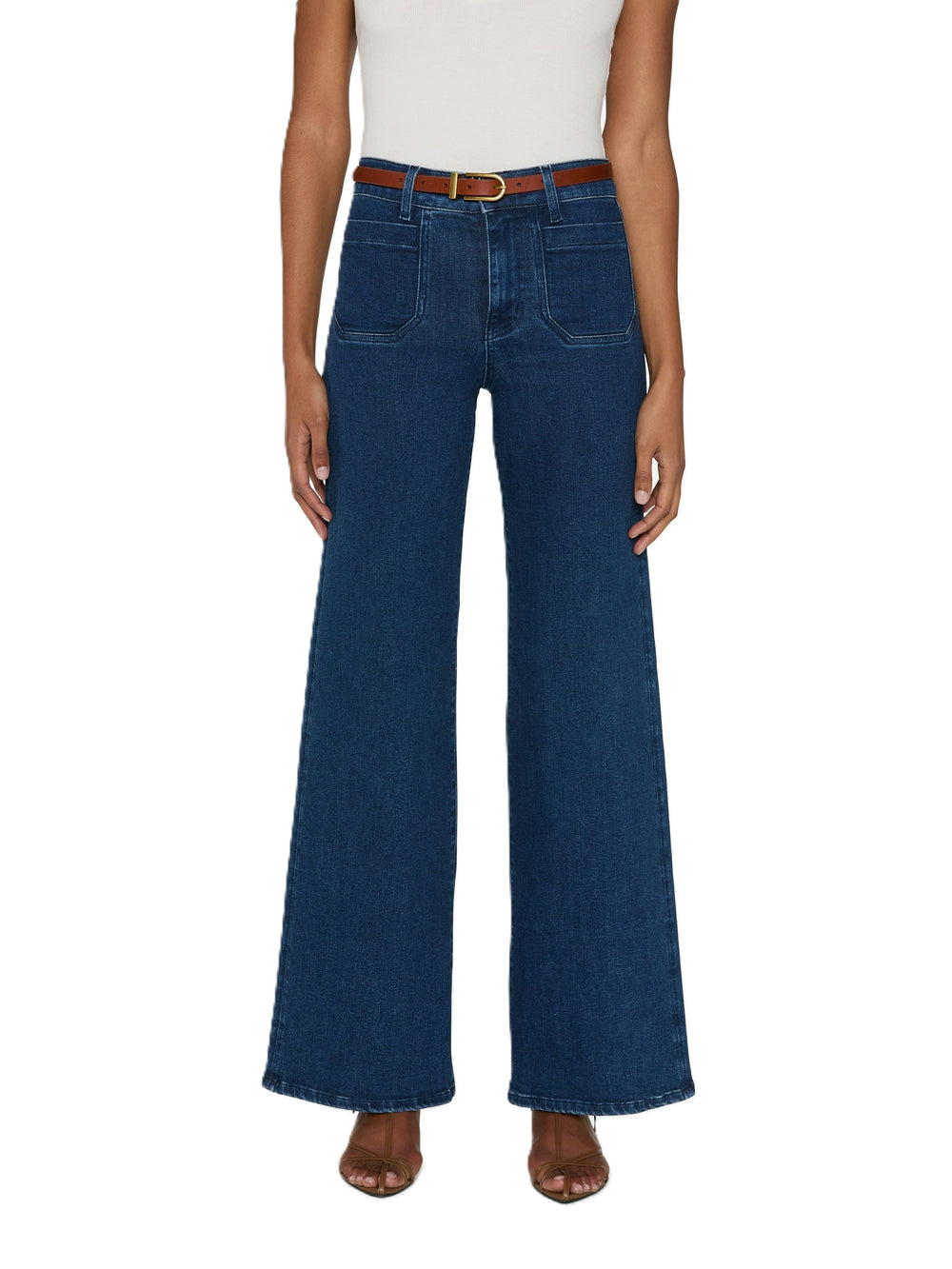 Jeans-Frame-Le-Slim-Palazzo-Modernist-Pocket-Tiefblau