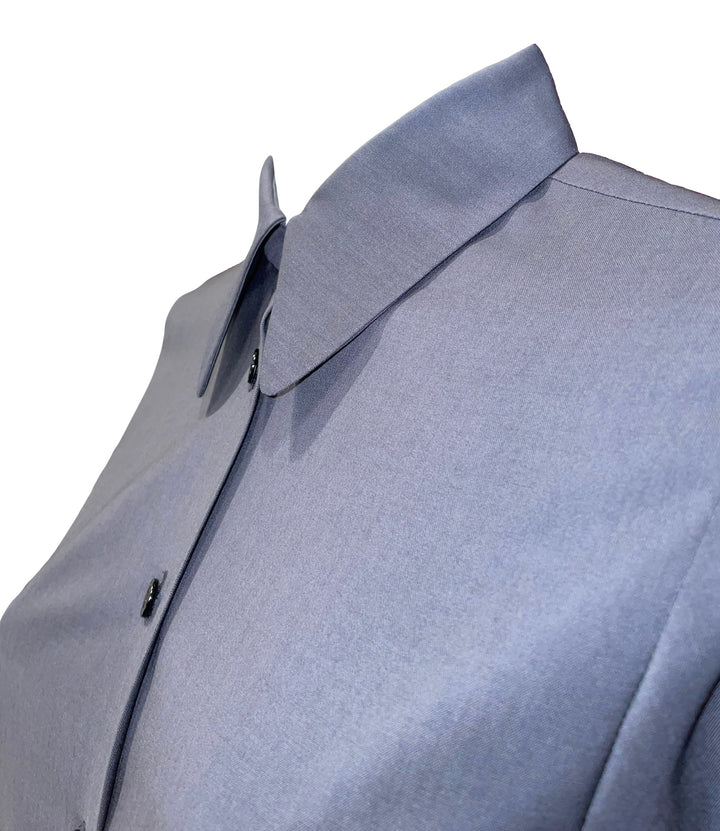 Bluse-Odeeh-Carbon-Dunkelgrau-Kragen