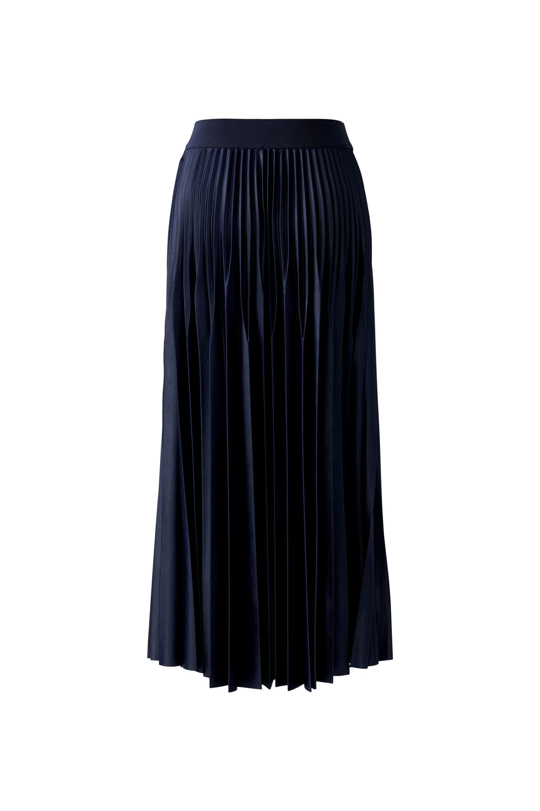 Rock-Oui-Plisseerock-Dunkelblau-Satin-Gummibund