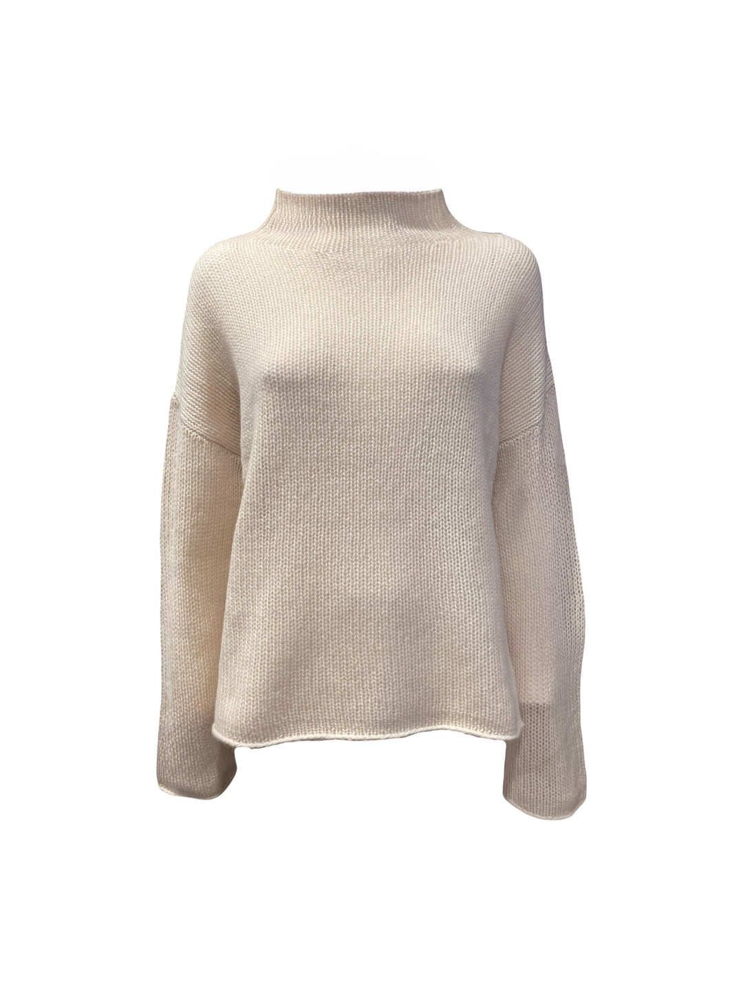 Pulli-FFC-Leichter-Kragen-Cashew-Strickpullover-Cashmere-Beige