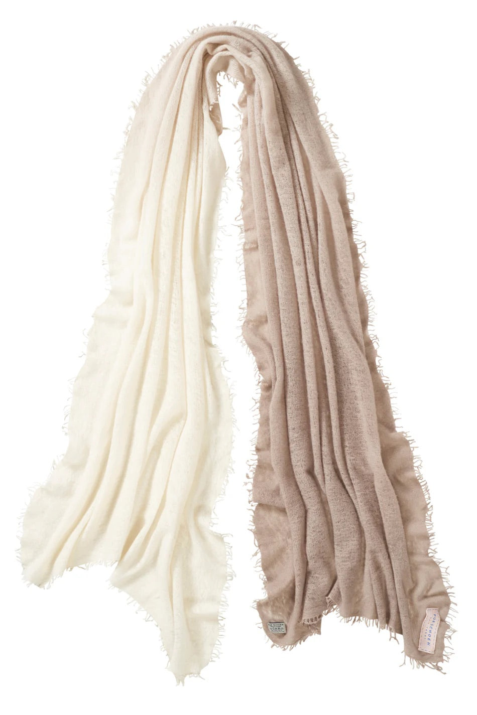 Kaschmirschal Purschoen Ombre Nougat