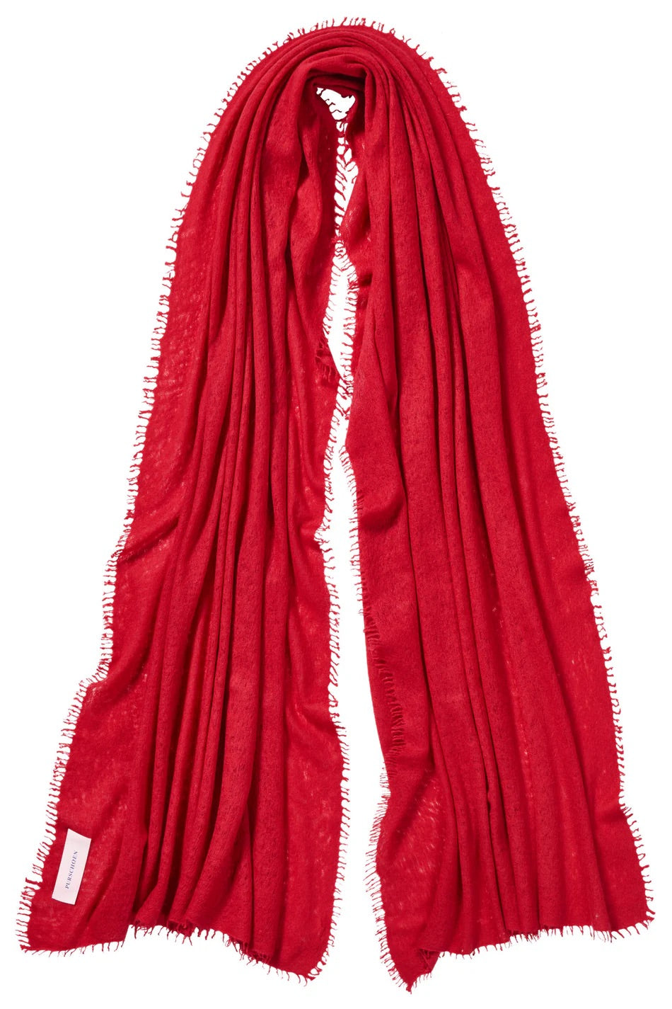 Kaschmirschal Purschoen Lava-red