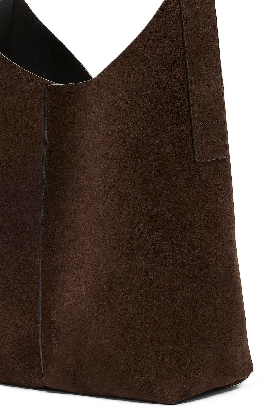 Tasche-Copenhagen Studios-Crosta-braun-Wildleder