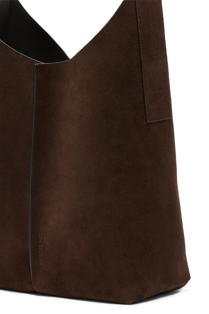 Tasche-Copenhagen Studios-Crosta-braun-Wildleder