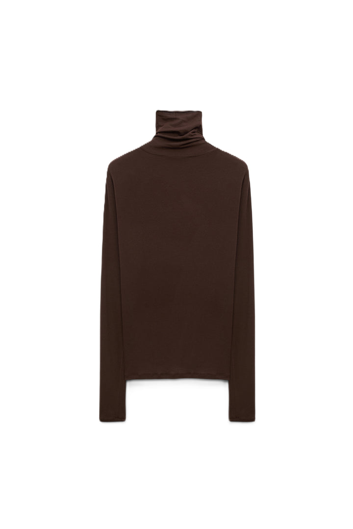 Longsleeve-Dorothee-Schumacher-Chic-Comfort-Rollkragen-braun