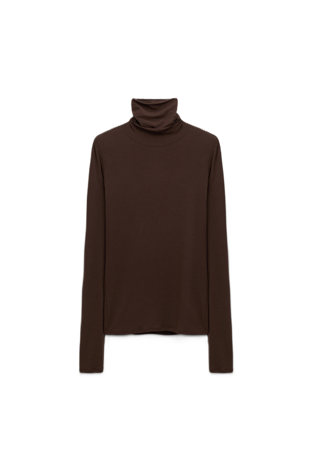 Longsleeve-Dorothee-Schumacher-Chic-Comfort-Rollkragen-braun