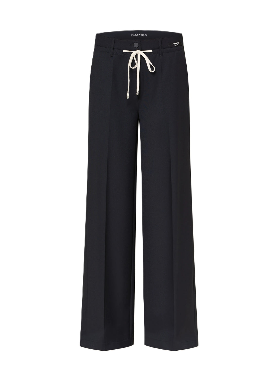 Hose-Cambio-Adrienne-Darkest-Blue-Weisser-Bund