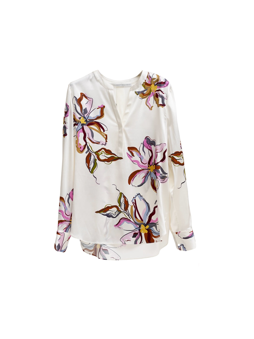 Bluse-Herzensangelegenheit-weiß-Blumenmuster