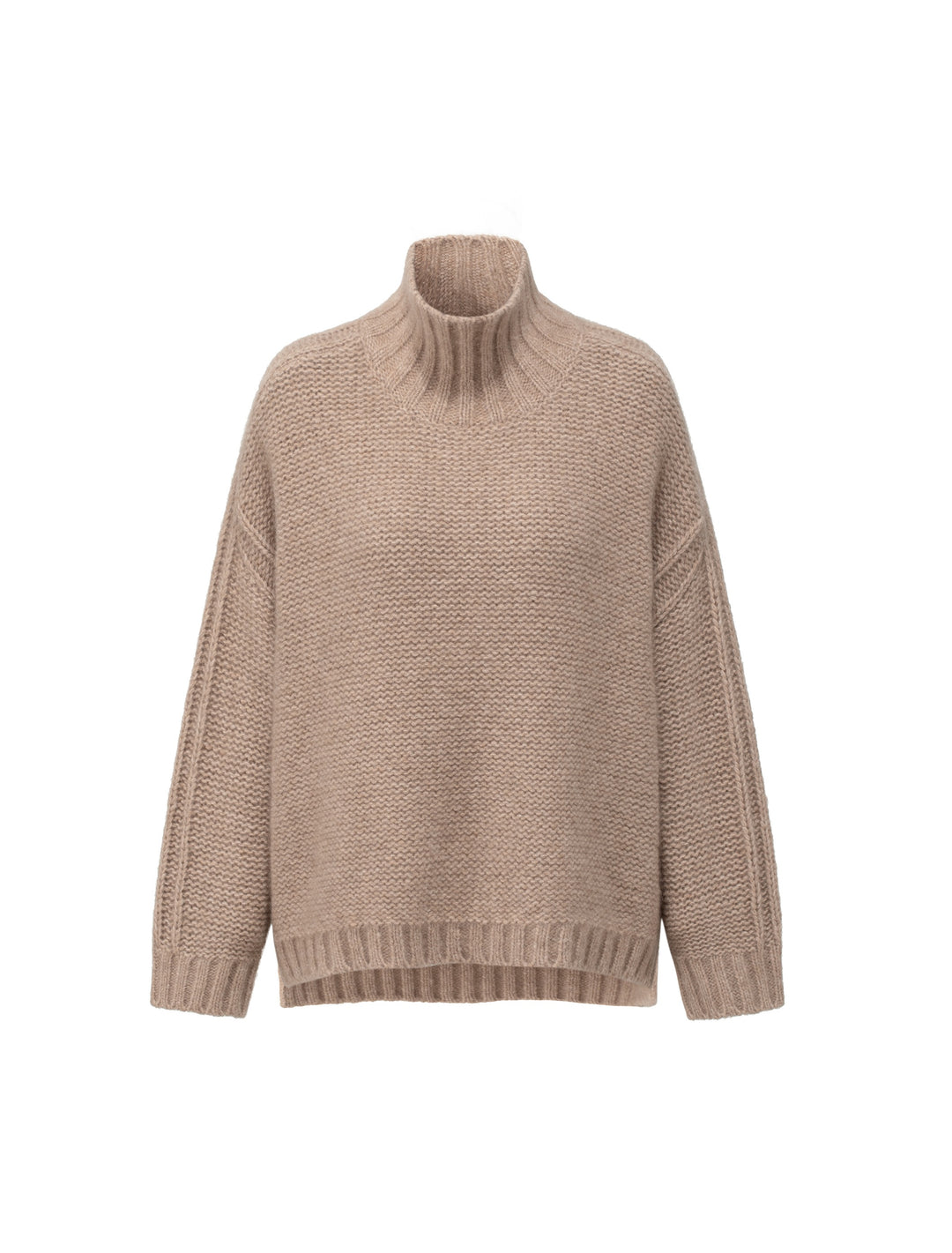 Pulli-LU-REN-DEVON-braun-fawn-rollkragen-Strickpullover