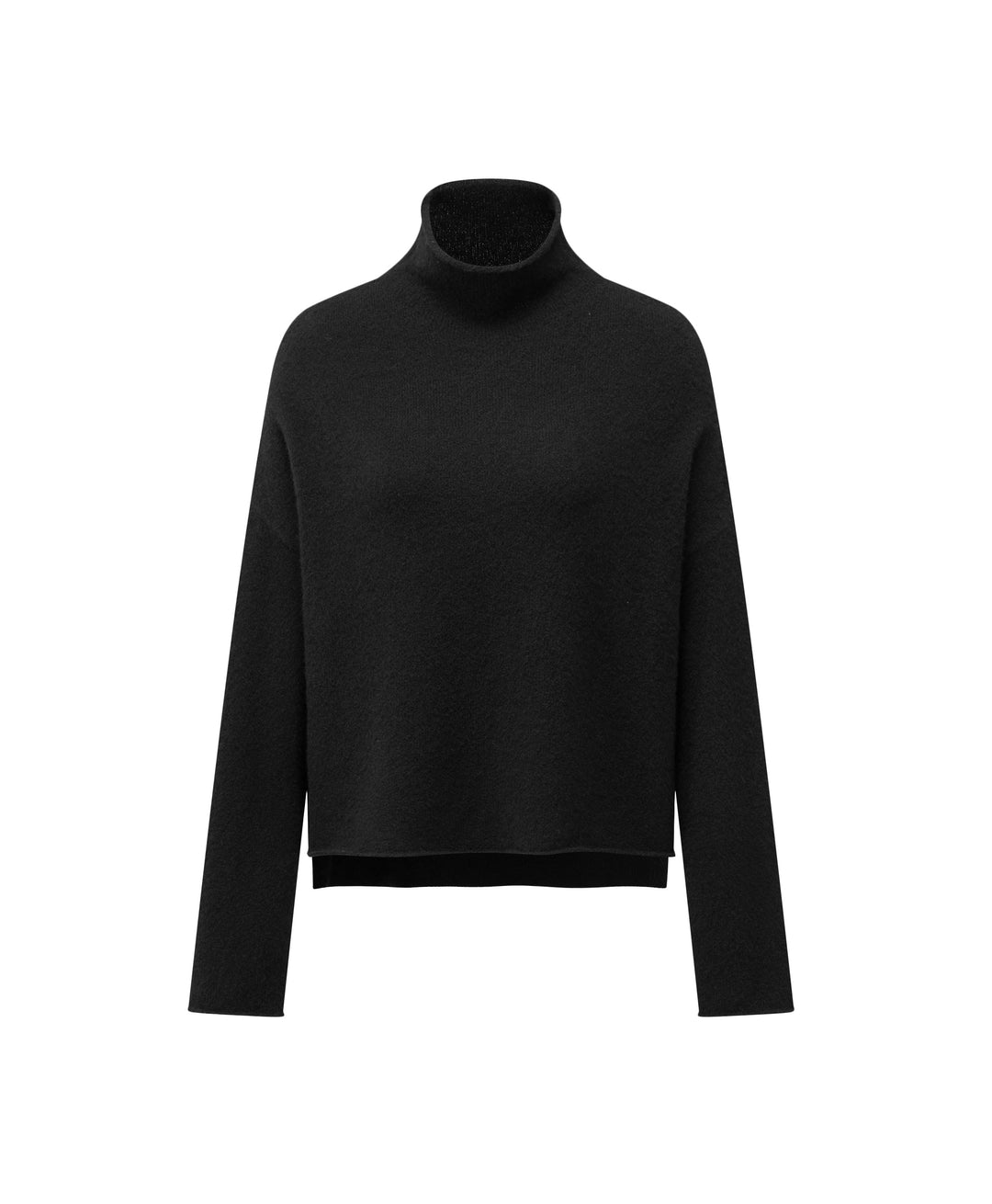 Pulli-LU-REN-JOSE-C-NOS-schwarz-kragen-cashmere-strickpullover