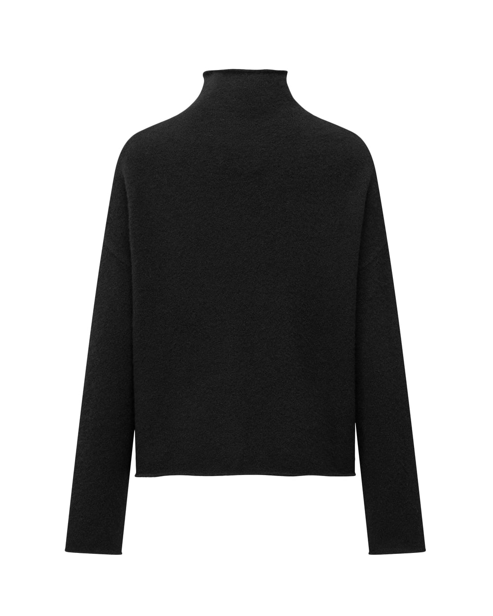 Pulli-LU-REN-JOSE-C-NOS-schwarz-kragen-cashmere-strickpullover