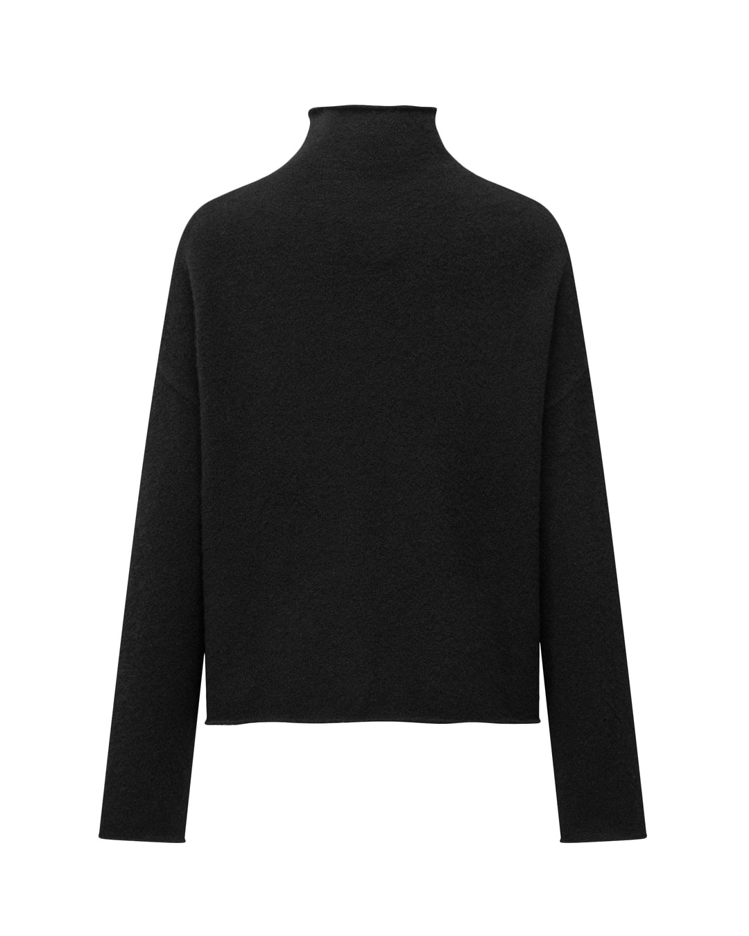 Pulli-LU-REN-JOSE-C-NOS-schwarz-kragen-cashmere-strickpullover