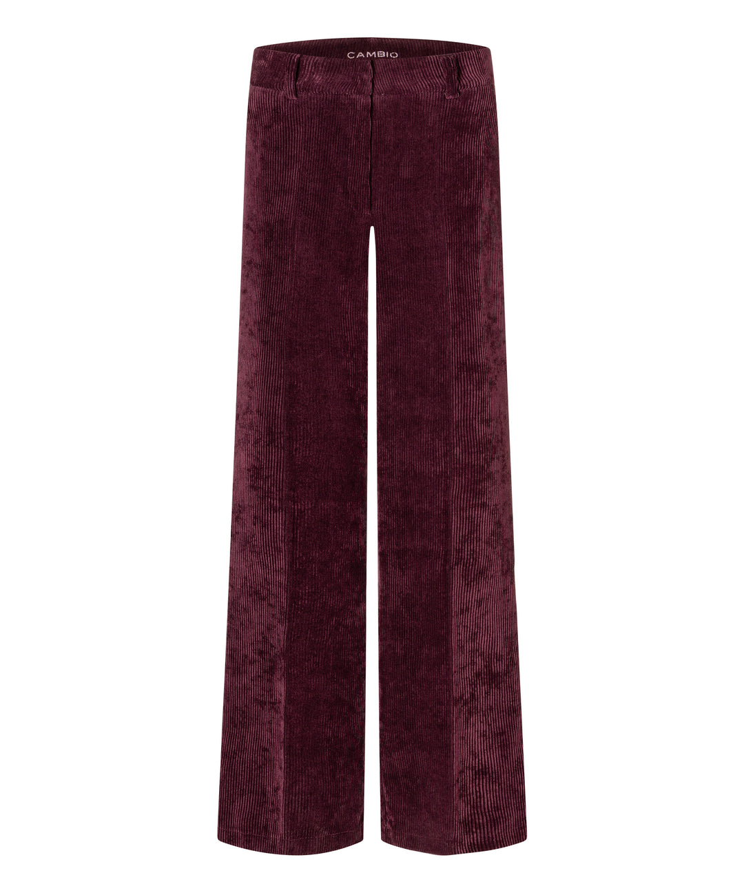 Hose-Cambio-Amelie-lipstick burgundy-Cordhose