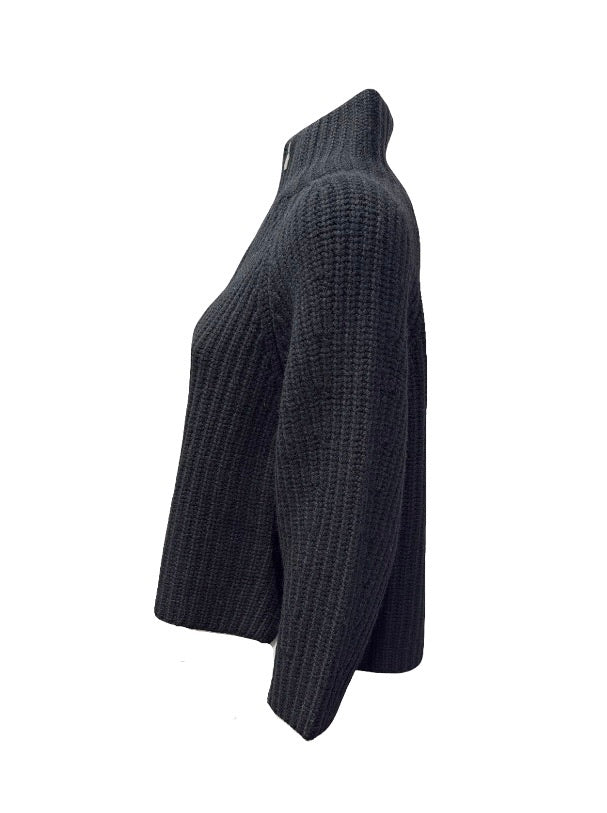 Zipperjacke mit Rippe
