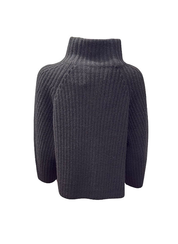 Zipperjacke mit Rippe