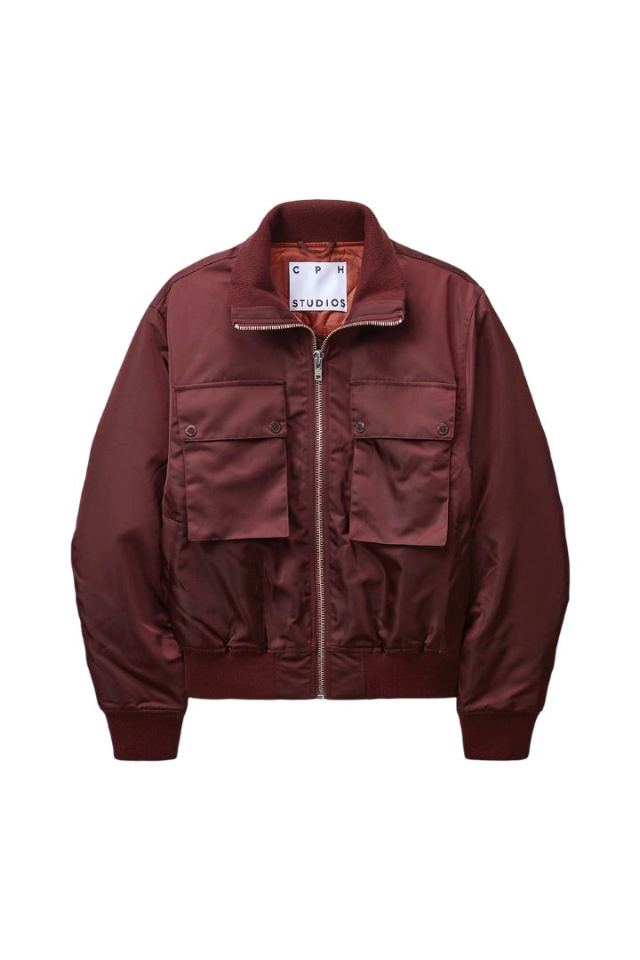 Bomberacke-CPH-1-Jacke-Copenhagen-Studios-Taschen-burgunder-rot