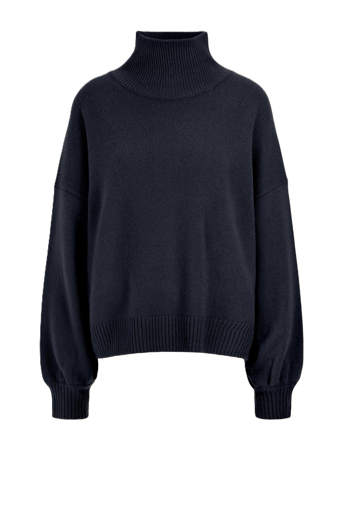 Strickpullover-Ladneri-Cocoon-Rollkragen-Navy
