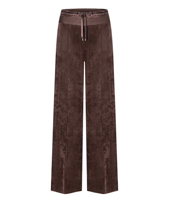 Hose-Cambio-Ava-double-jogg-cordhose-braun-Doppelbund