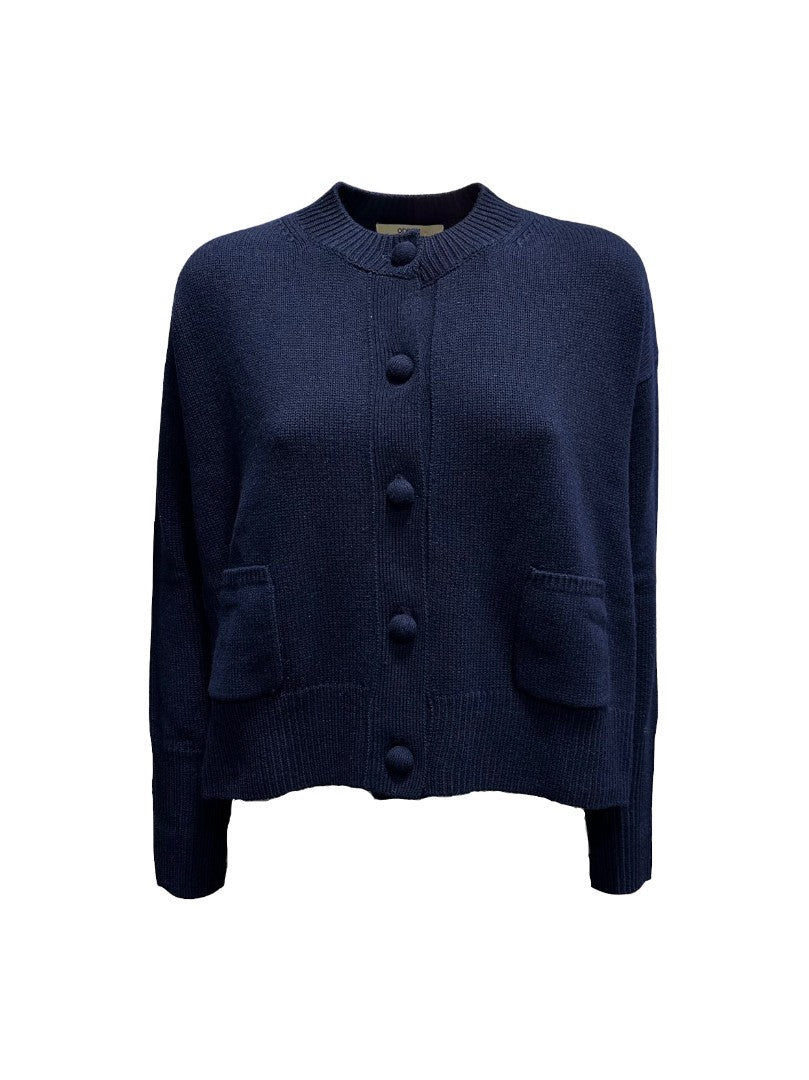 Cardigan-Odeeh-Blau-Marine-Strick
